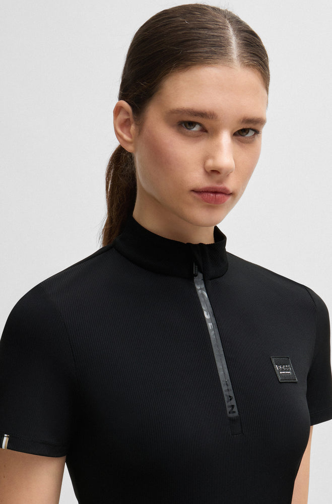 Boss Equestrian Maira Training Shirt Stripes Black