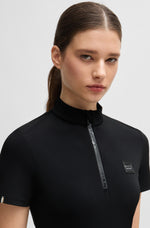 Boss Equestrian Maira Training Shirt Stripes Black