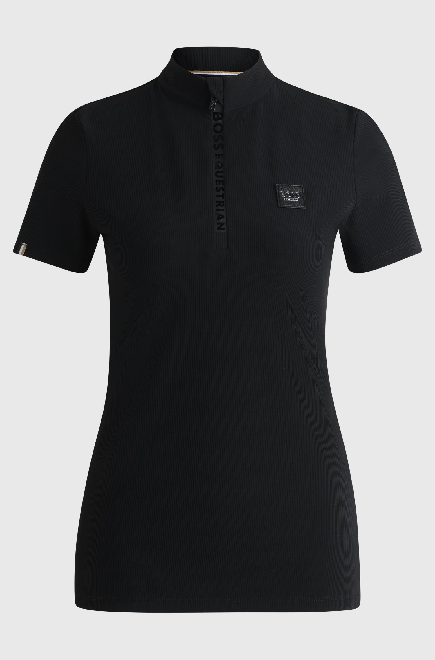 Boss Equestrian Maira Training Shirt Stripes Black