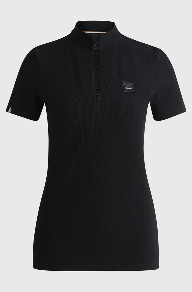 Boss Equestrian Maira Training Shirt Stripes Black