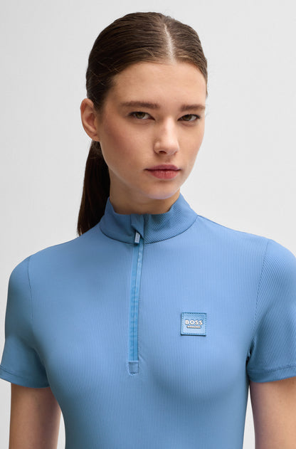 Boss Equestrian Maira Training Shirt Stripes Riviera
