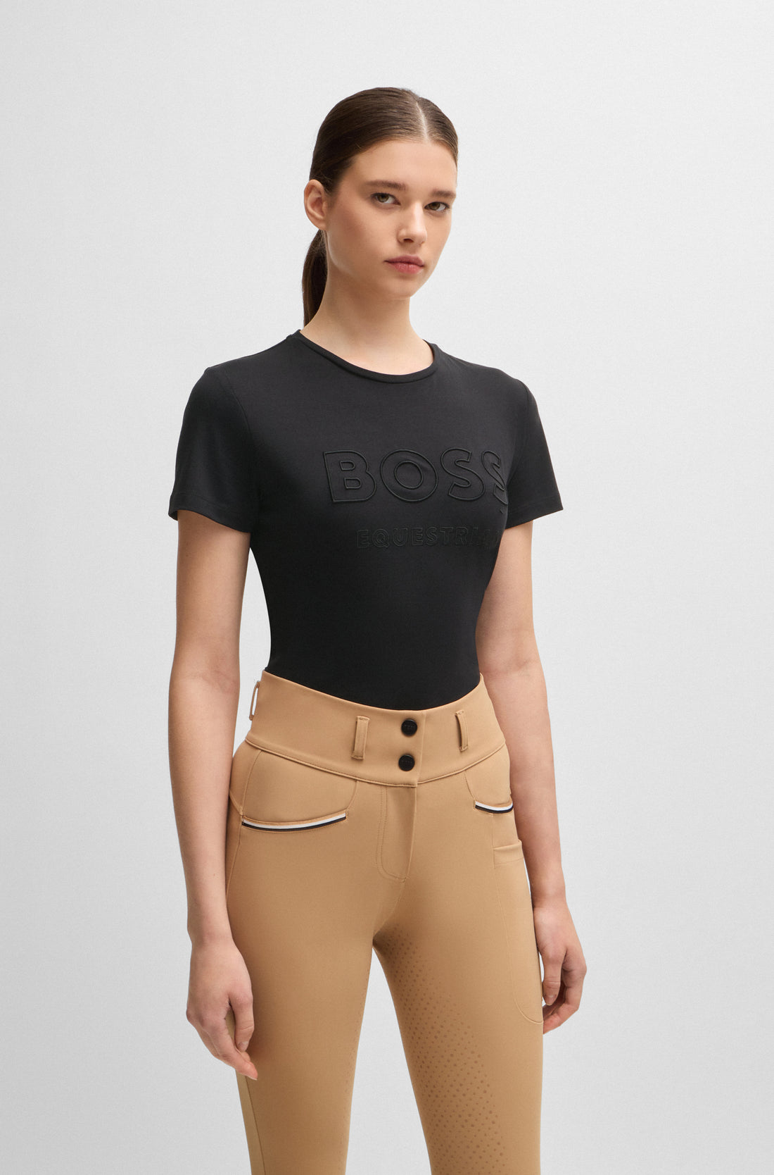 Boss Equestrian Maya T - Shirt Logo Black