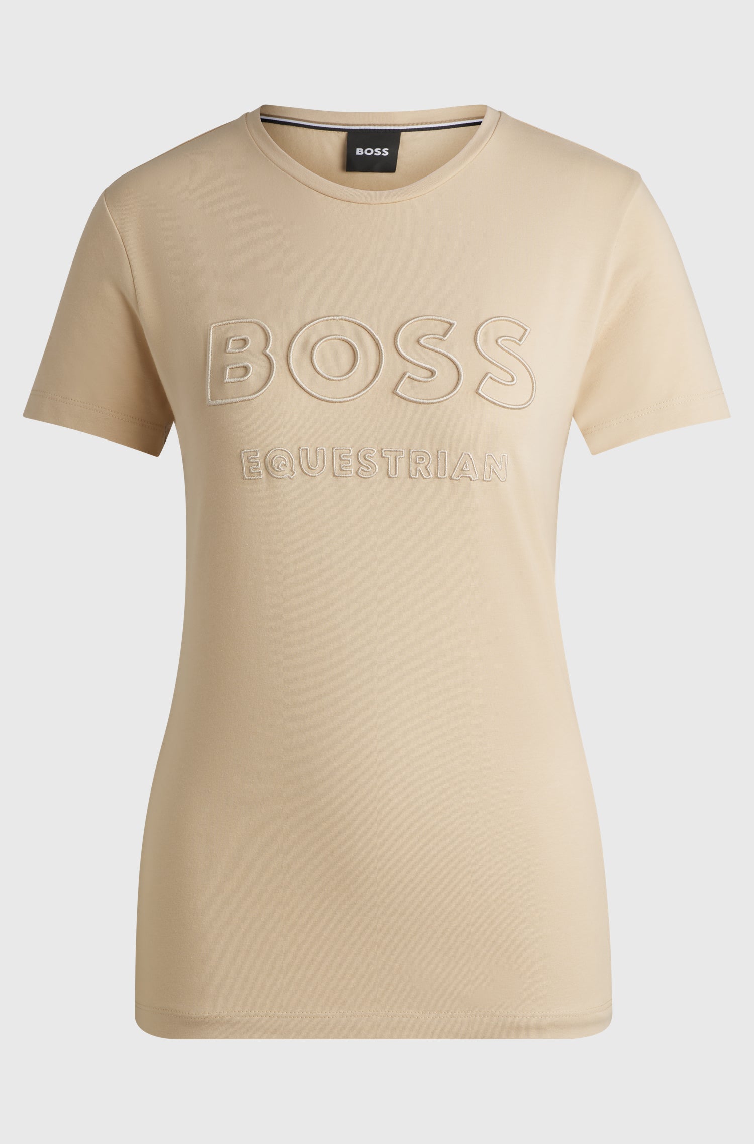Boss Equestrian Maya T - Shirt Logo Sand