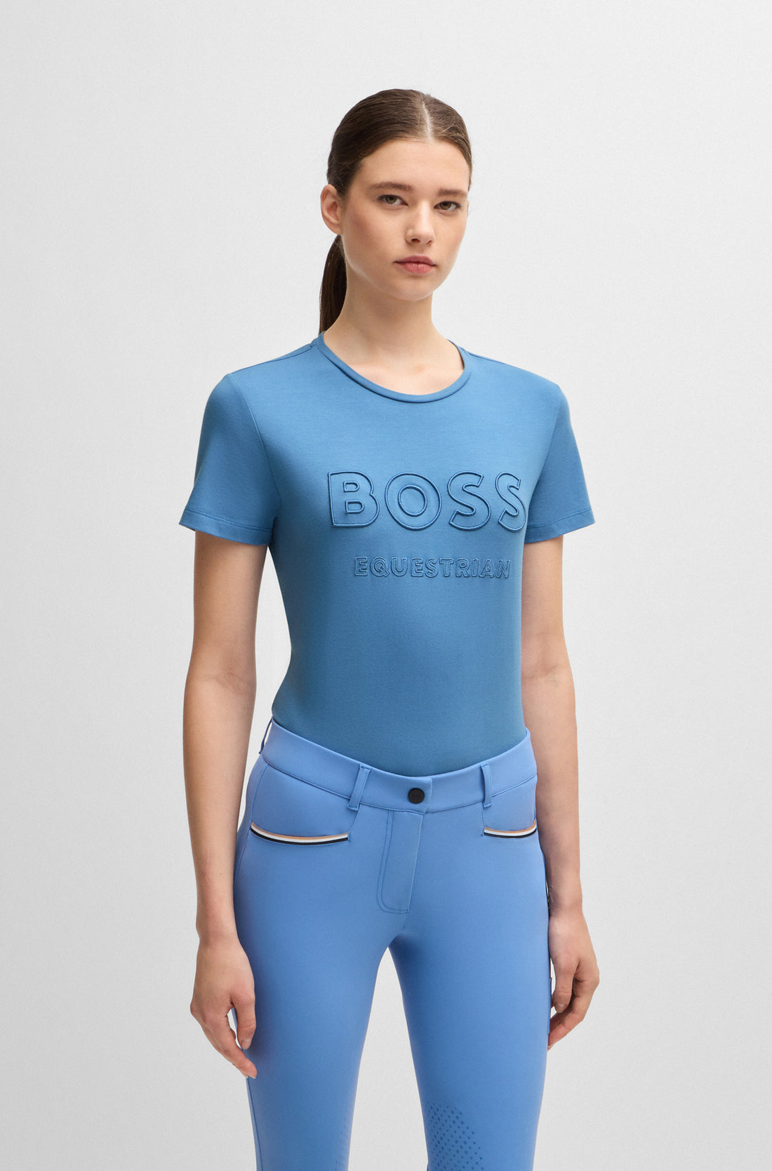 Boss Equestrian Maya T - Shirt Logo Riviera