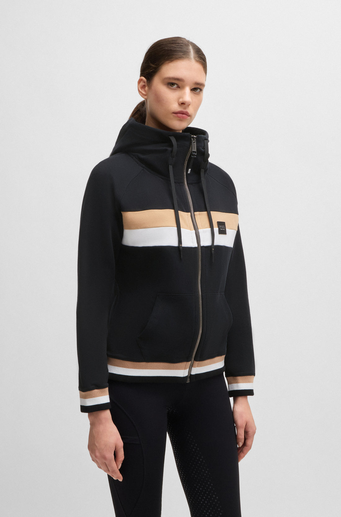 Boss Equestrian Riva Zip Hoodie Black