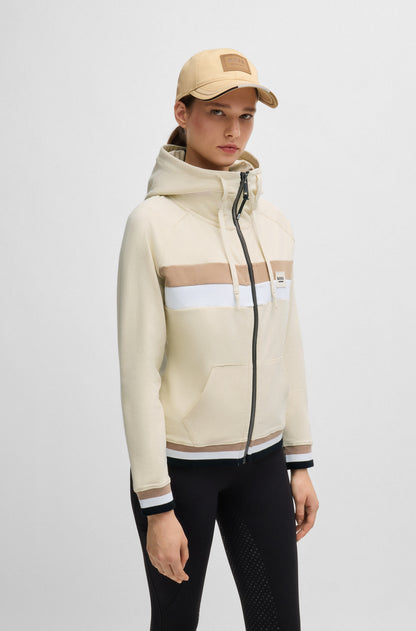 Boss Equestrian Riva Zip Hoodie Almond