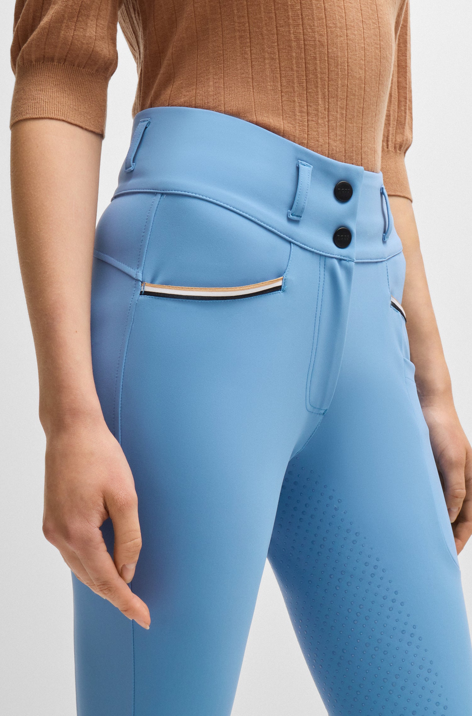 Boss Equestrian Hailey High Waist Full Grip Breeches Riviera
