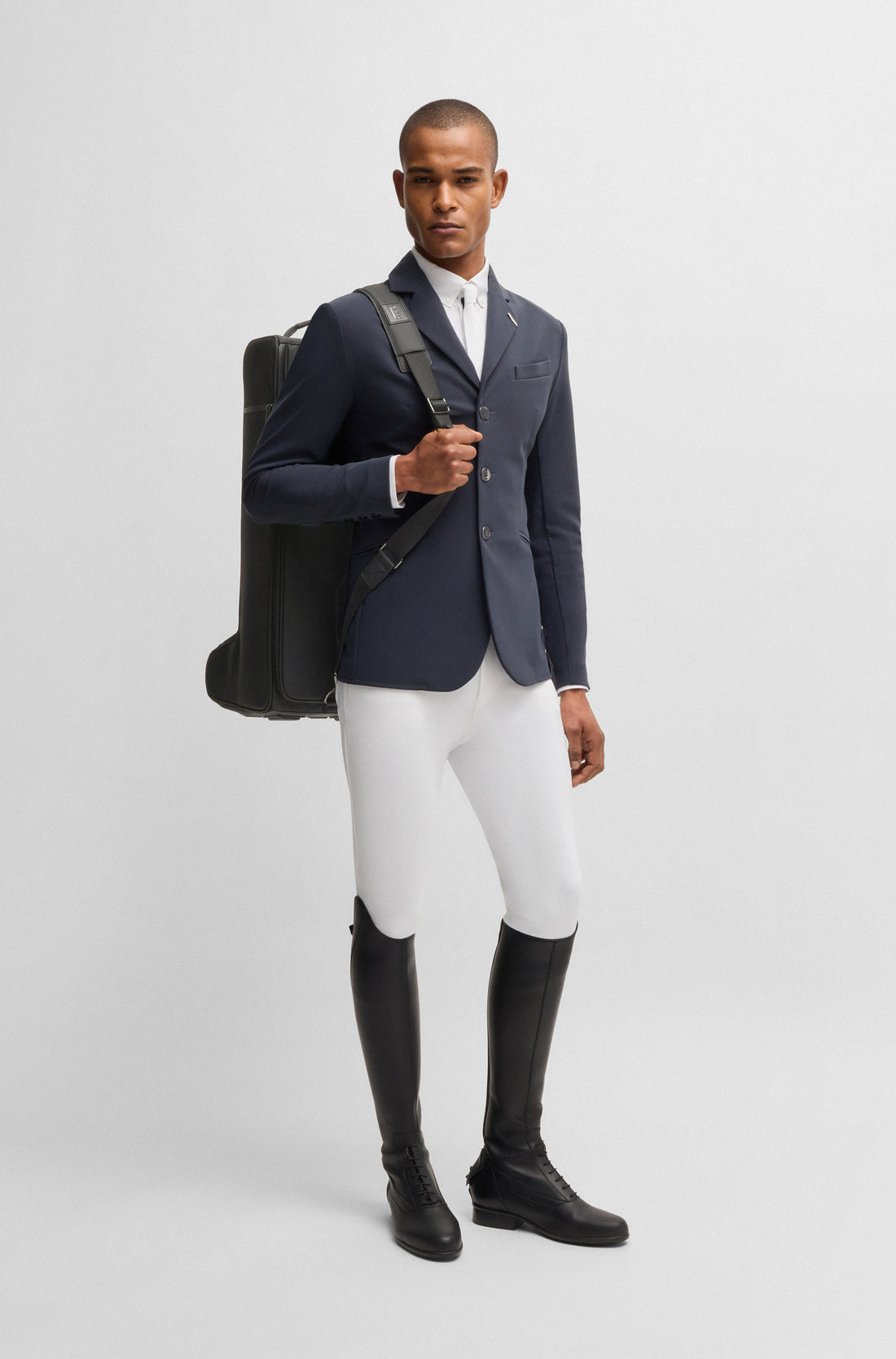 BOSS EQUESTRIAN BOOTSBAG VEGAN LEATHER BLACK