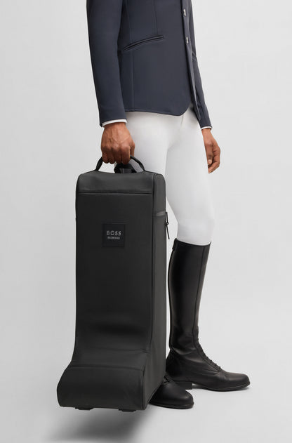 BOSS EQUESTRIAN BOOTSBAG VEGAN LEATHER BLACK