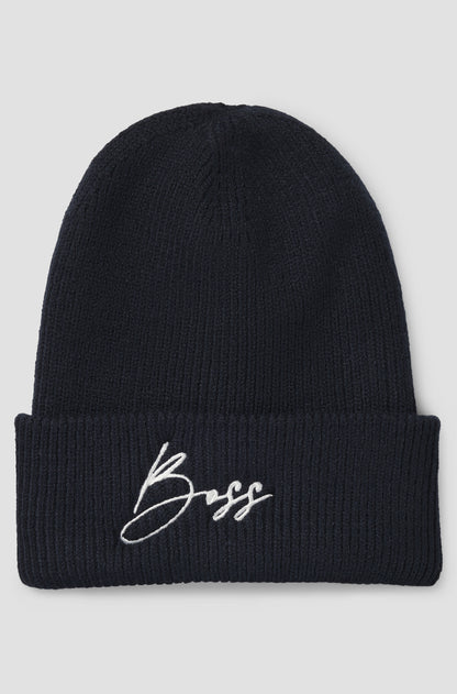 BOSS EQUESTRIAN BEANIE HIGH CUFF SKY CAPTAIN