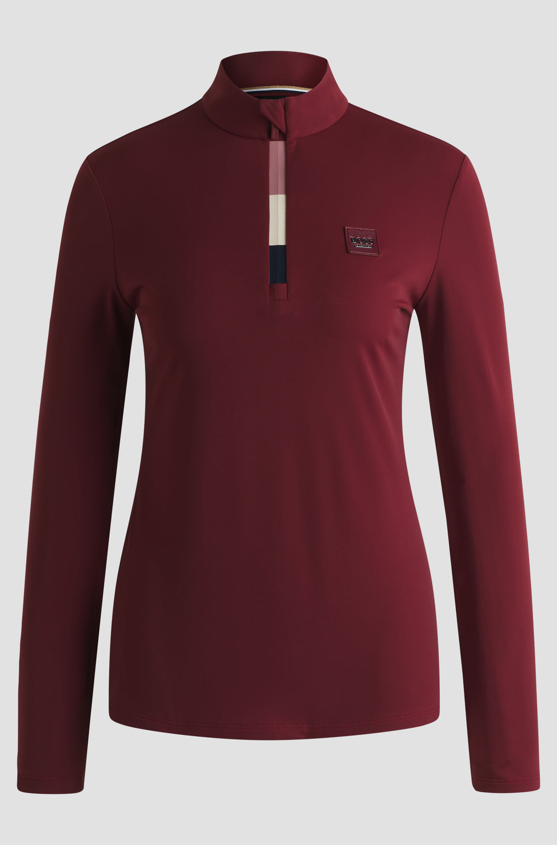 BOSS EQUESTRIAN MINOU TRAINING SHIRT CABERNET