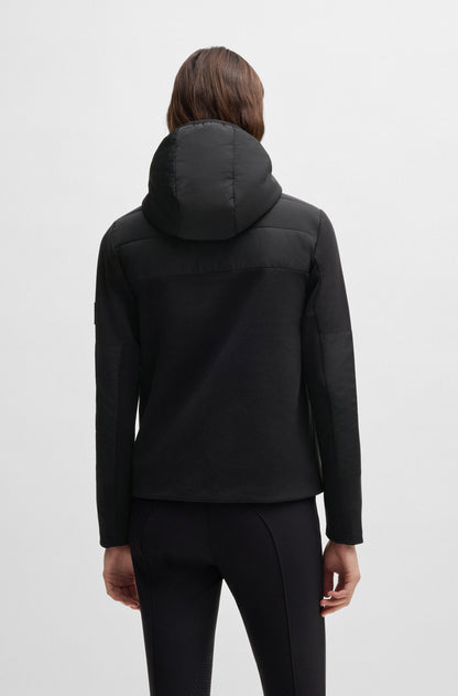 BOSS EQUESTRIAN JESSY PUFFER HYBRID JACKET BLACK