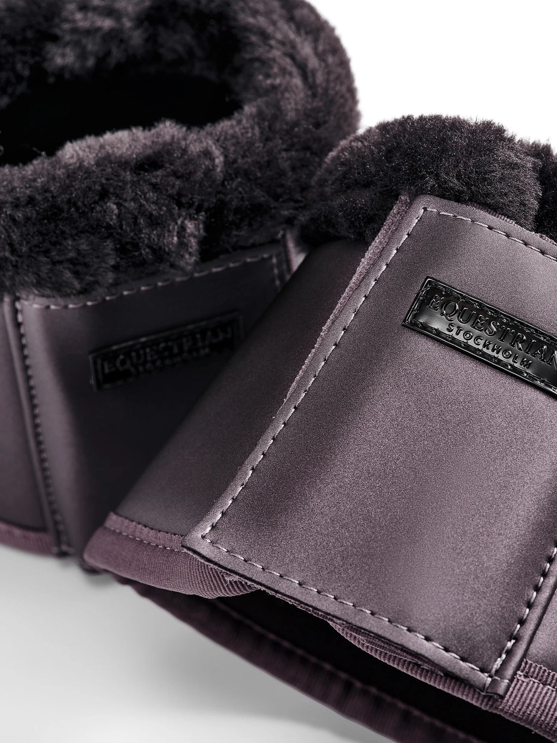 Equestrian Stockholm Dark Violet Over Reach Boots