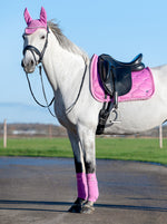 PS OF Sweden SS24 Ruffle Pearl Saddle-pad - Bright Magenta