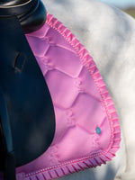 PS OF Sweden SS24 Ruffle Pearl Saddle-pad - Bright Magenta