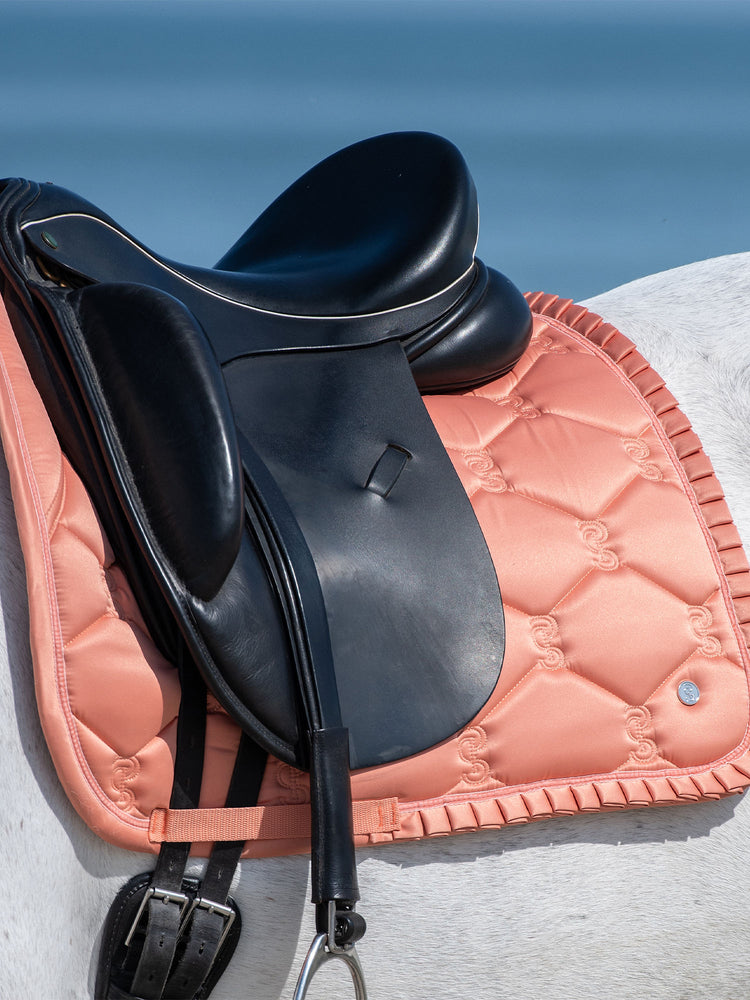 PS OF Sweden Coral SS23 Ruffle Saddle-pad