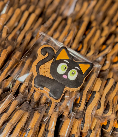 Candy Horse Halloween Iced Cookie BLACK CAT - Limited Edition
