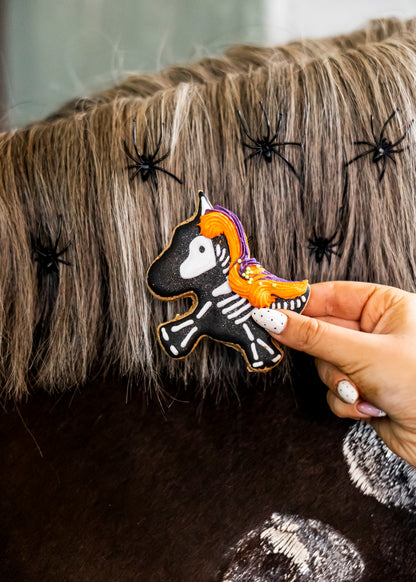 Candy Horse Halloween Iced Cookie SKELECORN - Limited Edition