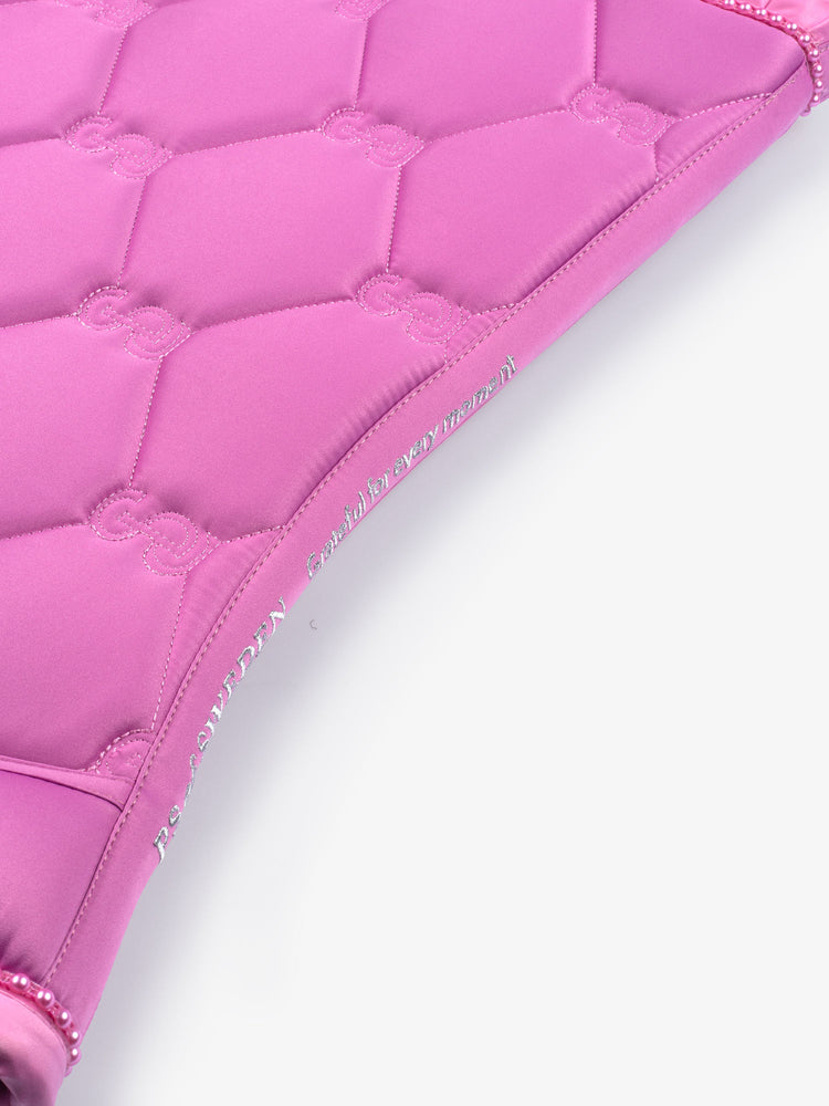 PS OF Sweden SS24 Ruffle Pearl Saddle-pad - Bright Magenta