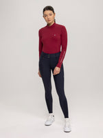 Tommy Hilfiger Equestrian High Neck Base-Layer - Rouge
