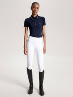 Tommy Hilfiger Equestrian Harlem Short Sleeve Logo Polo Shirt DESERT SKY