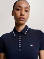 Tommy Hilfiger Equestrian Harlem Short Sleeve Logo Polo Shirt DESERT SKY