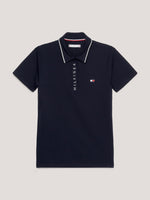 Tommy Hilfiger Equestrian Harlem Short Sleeve Logo Polo Shirt DESERT SKY