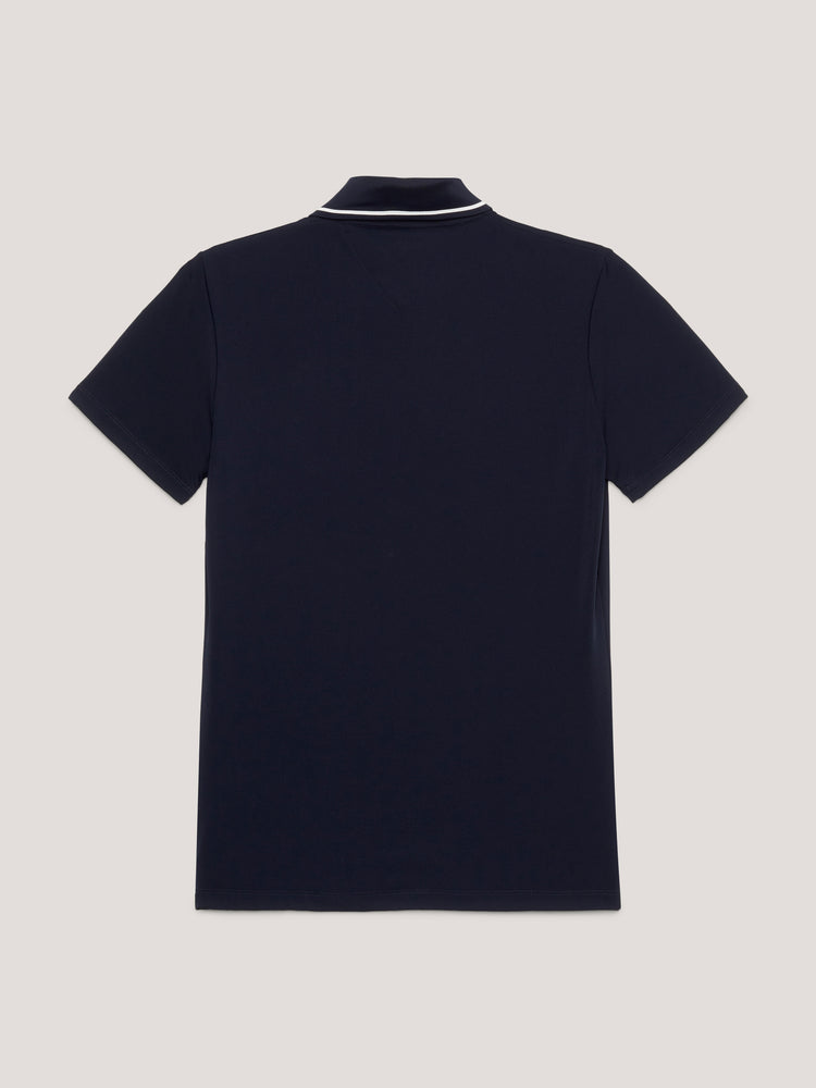 Tommy Hilfiger Equestrian Harlem Short Sleeve Logo Polo Shirt DESERT SKY