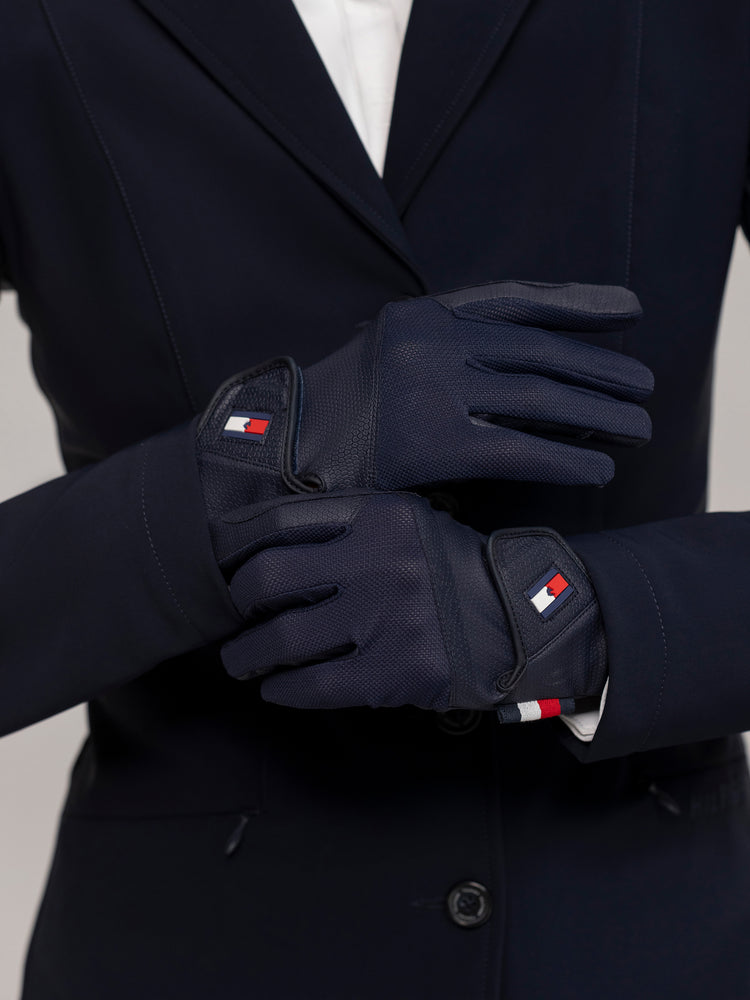 Tommy Hilfiger Equestrian Duke Riding Gloves DESERT SKY