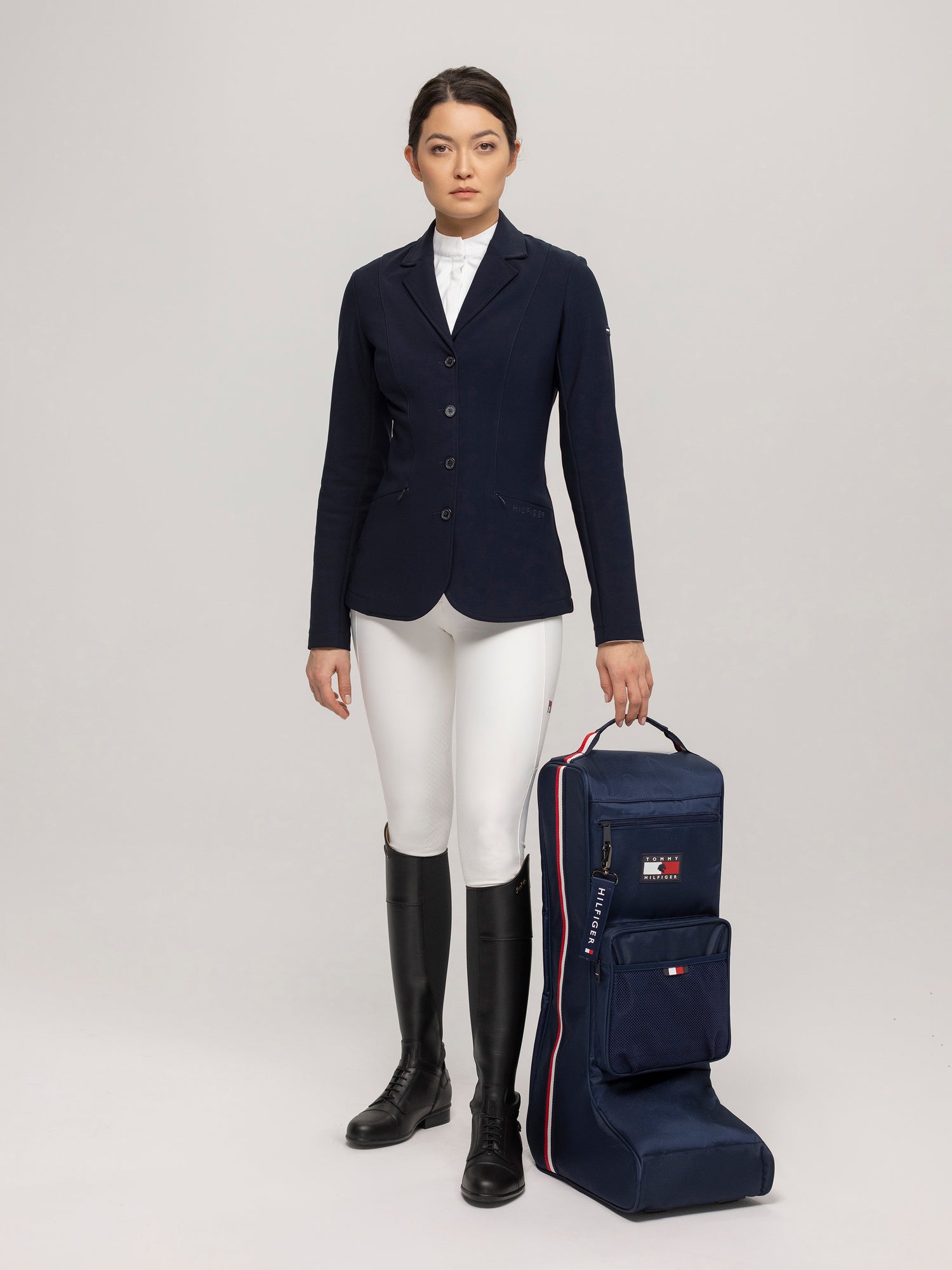 Tommy Hilfiger Equestrian Buffalo Boot Bag - Desert Sky