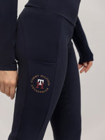 Tommy Hilfiger Equestrian Delaware Highwaist Full Grip Leggings DESERT SKY