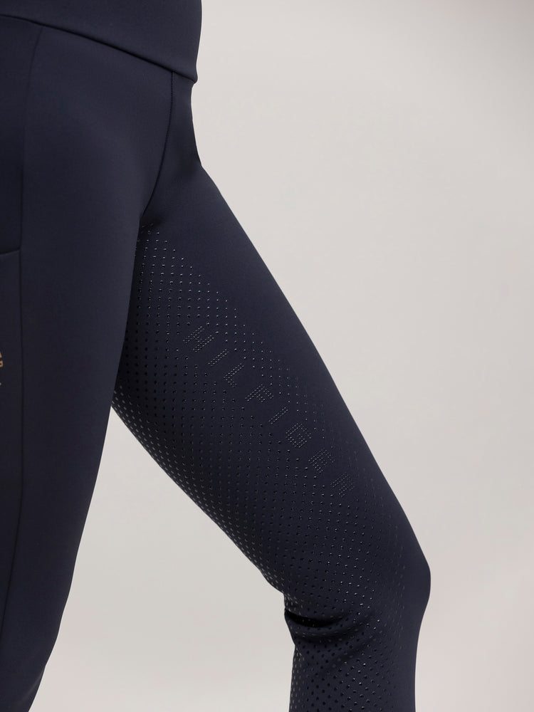 Tommy Hilfiger Equestrian Delaware Highwaist Full Grip Leggings DESERT SKY