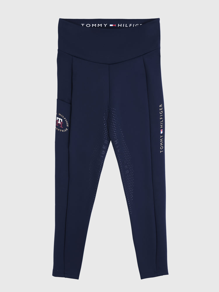 Tommy Hilfiger Equestrian Delaware Highwaist Full Grip Leggings DESERT SKY