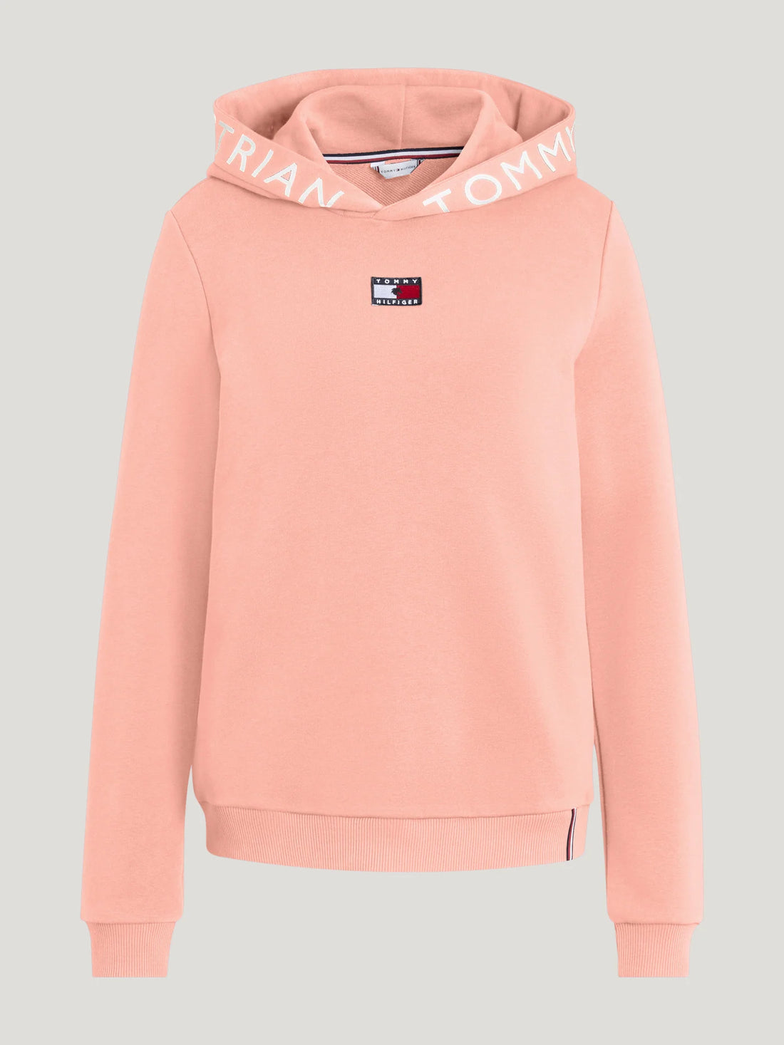 Tommy Hilfiger Equestrian California Logo Hoodie - SUNSET PEACH