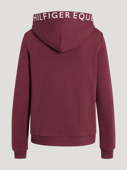 Tommy Hilfiger Equestrian California Logo Hoodie - ROUGE