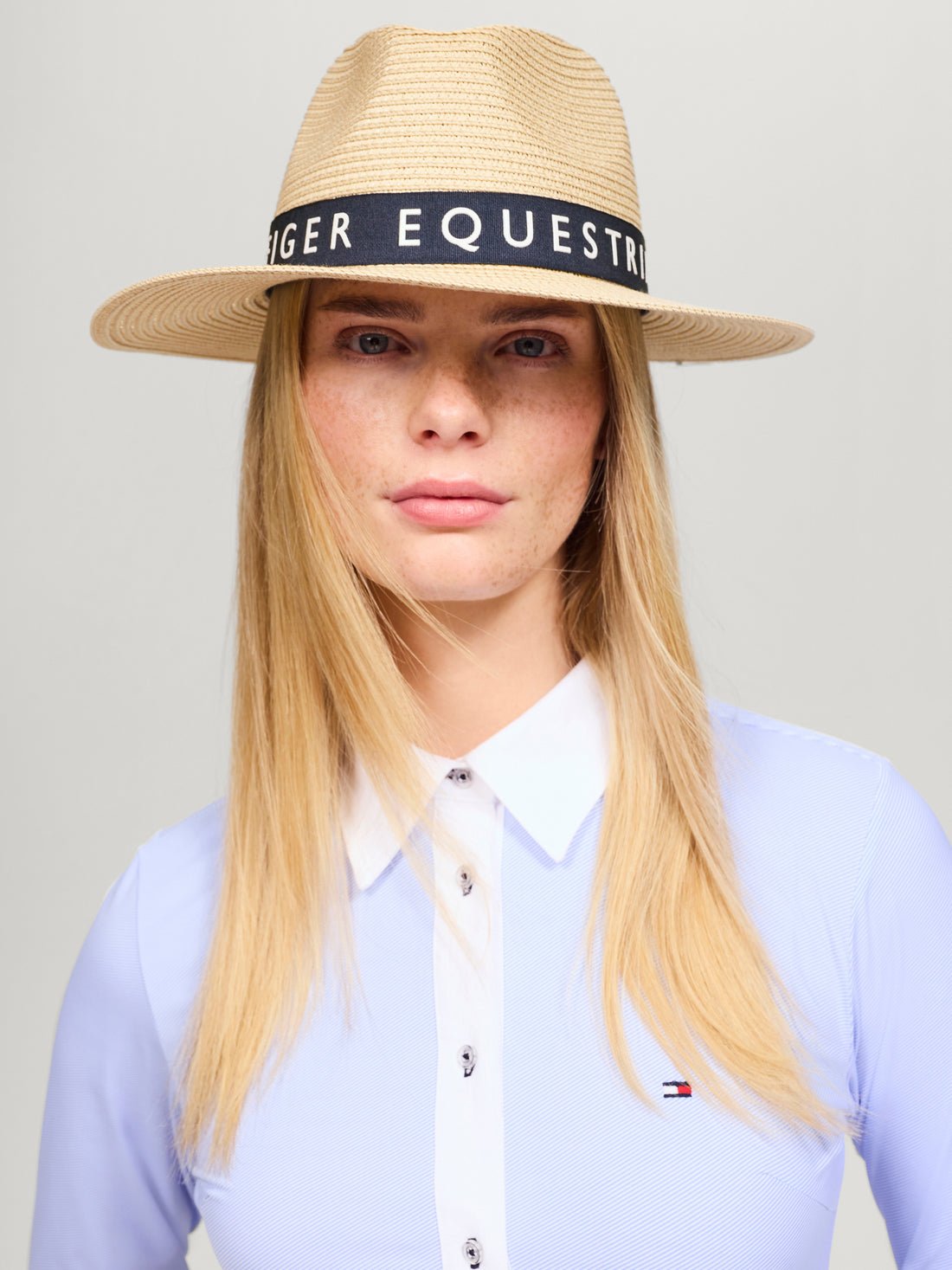 Tommy Hilfiger Equestrian Westfield Straw Hat - Beige