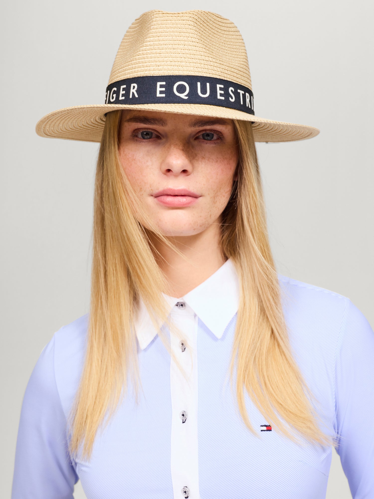 Tommy Hilfiger Equestrian Westfield Straw Hat - Beige