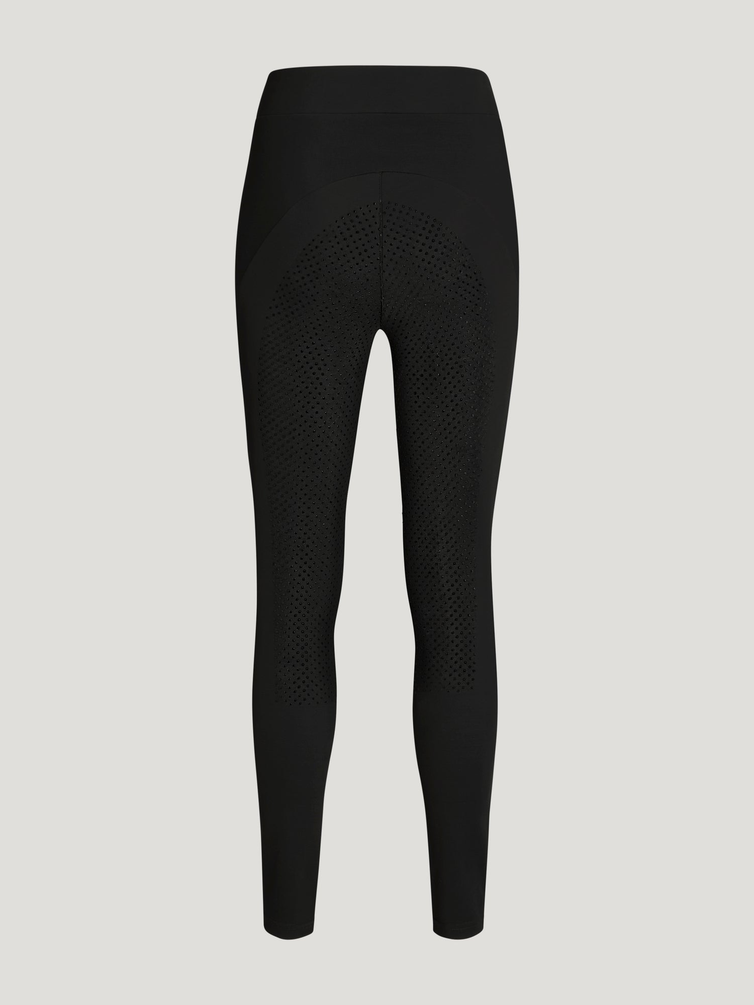 Tommy Hilfiger Equestrian Elmira All-Year Rhinestone Full Grip Leggings  BLACK