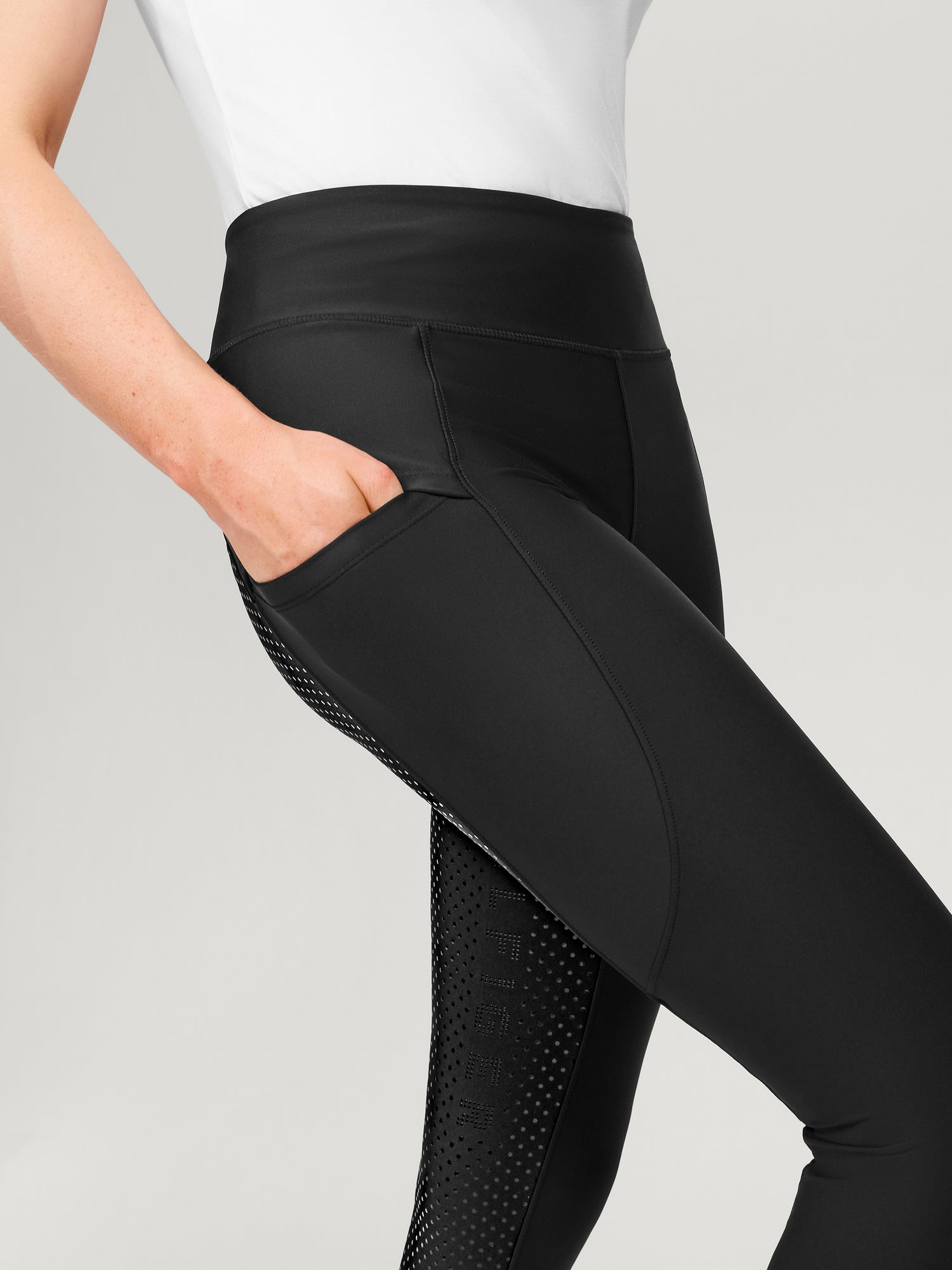 Tommy Hilfiger Equestrian Devon Riding Leggings BLACK