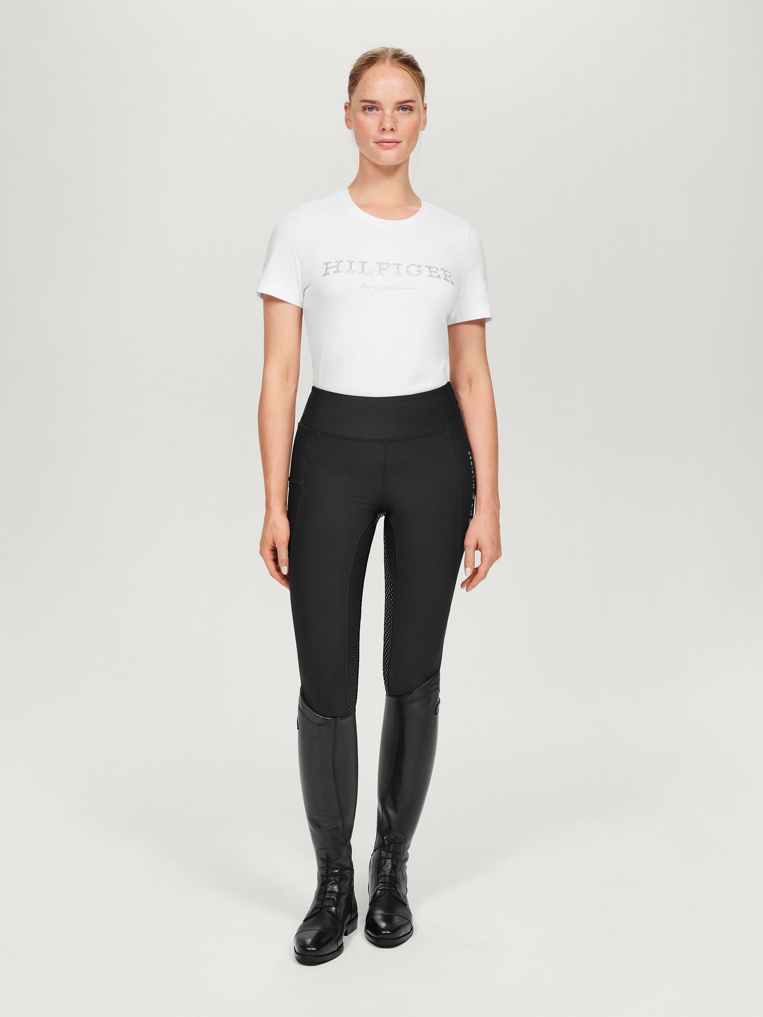 Tommy Hilfiger Equestrian Devon Riding Leggings BLACK