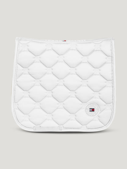 Tommy Hilfiger Equestrian Liberty Dressage Saddle Pad WHITE