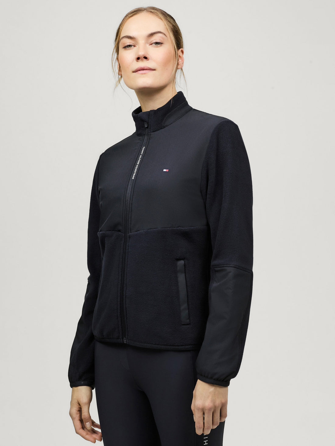 Tommy Hilfiger Equestrian Huntington Fleece Jacket - DESERT SKY