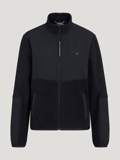 Tommy Hilfiger Equestrian Huntington Fleece Jacket - DESERT SKY