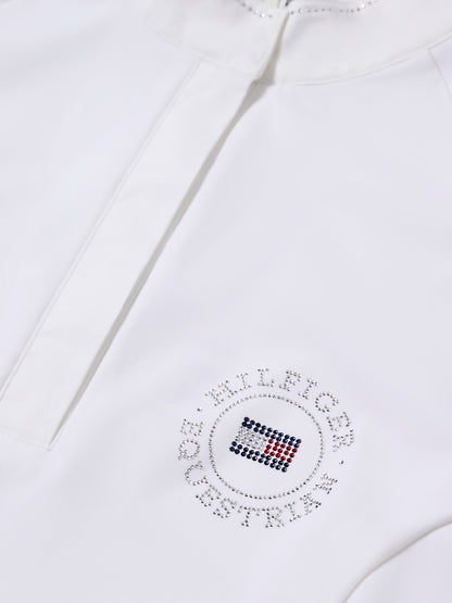 Tommy Hilfiger Equestrian Taylor Rhinestone Show Shirt