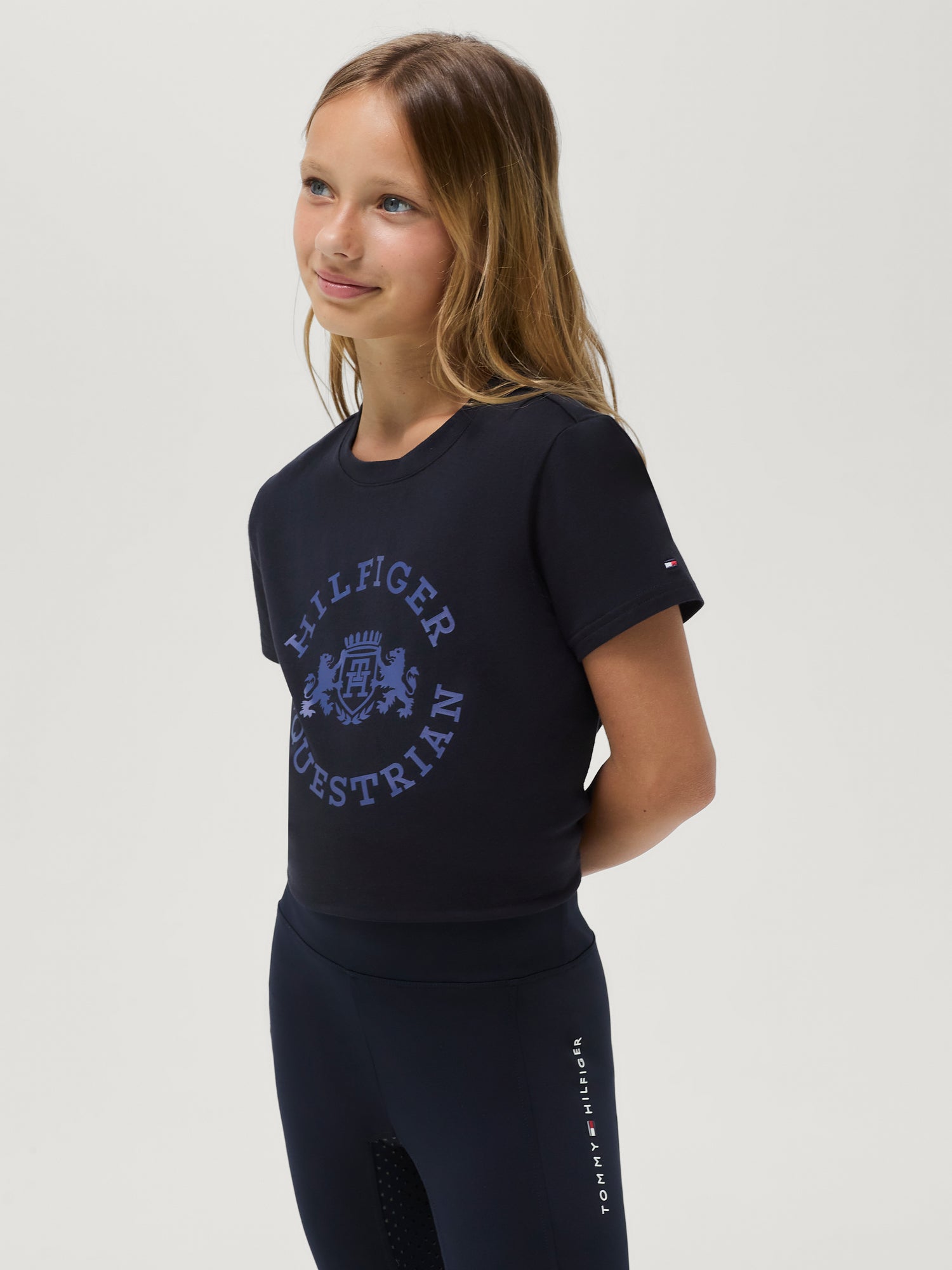 Tommy Hilfiger Equestrian Pasadena T-Shirt Young Rider DESERT SKY