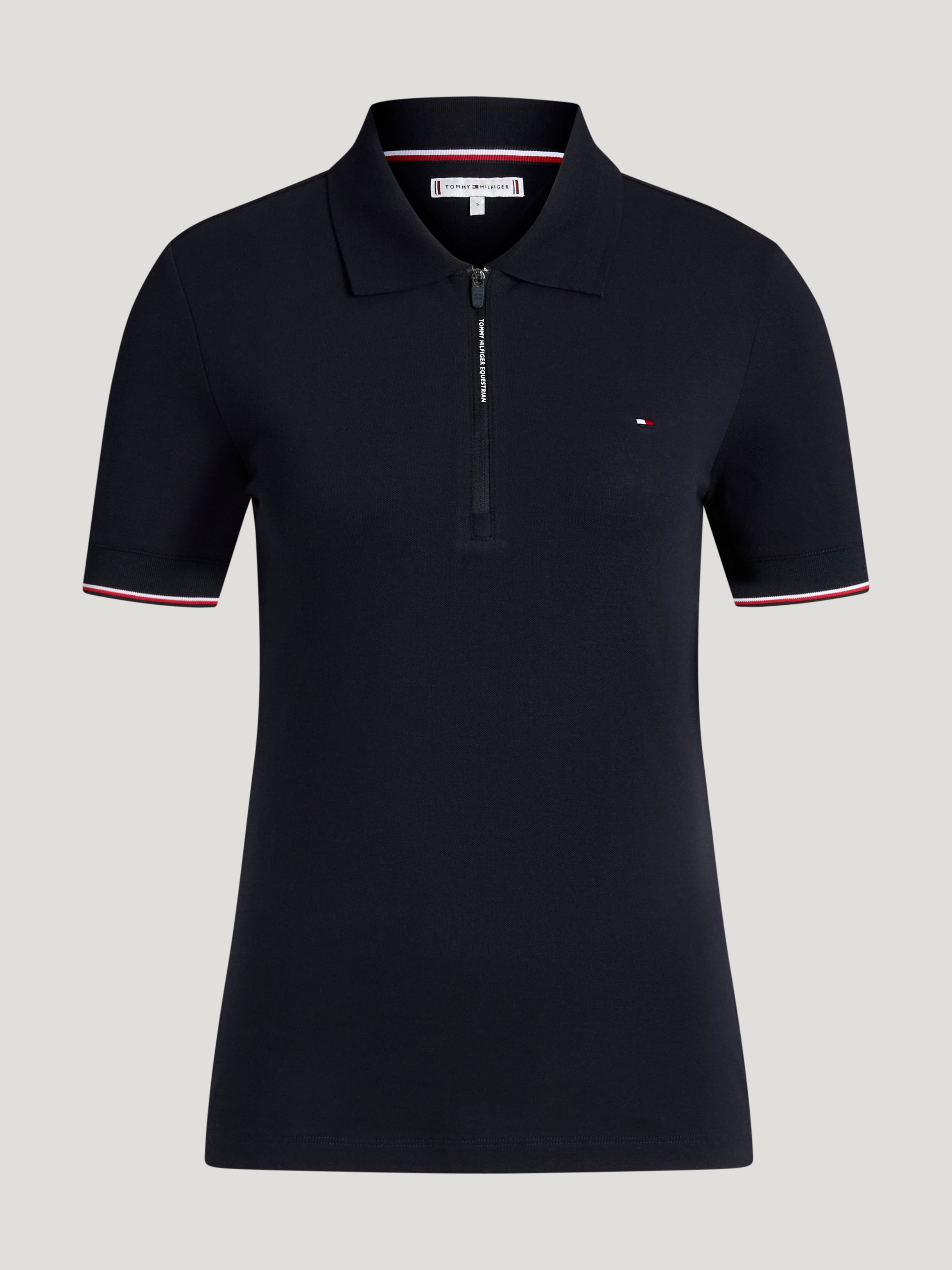Tommy Hilfiger Equestrian Anaheim Zip Poloshirt DESERT SKY
