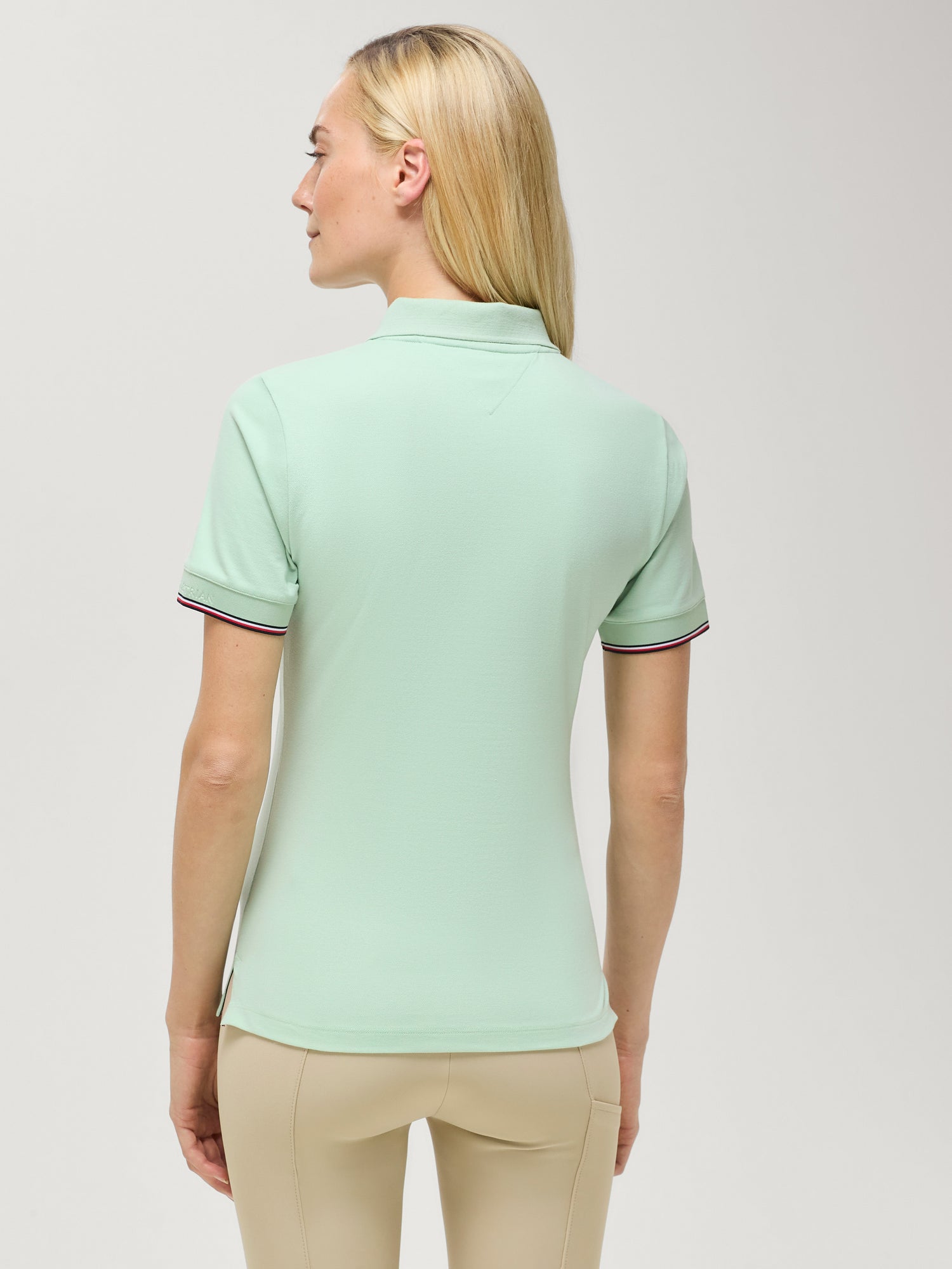 Tommy Hilfiger Equestrian Anaheim Zip Poloshirt BELAIR MINT