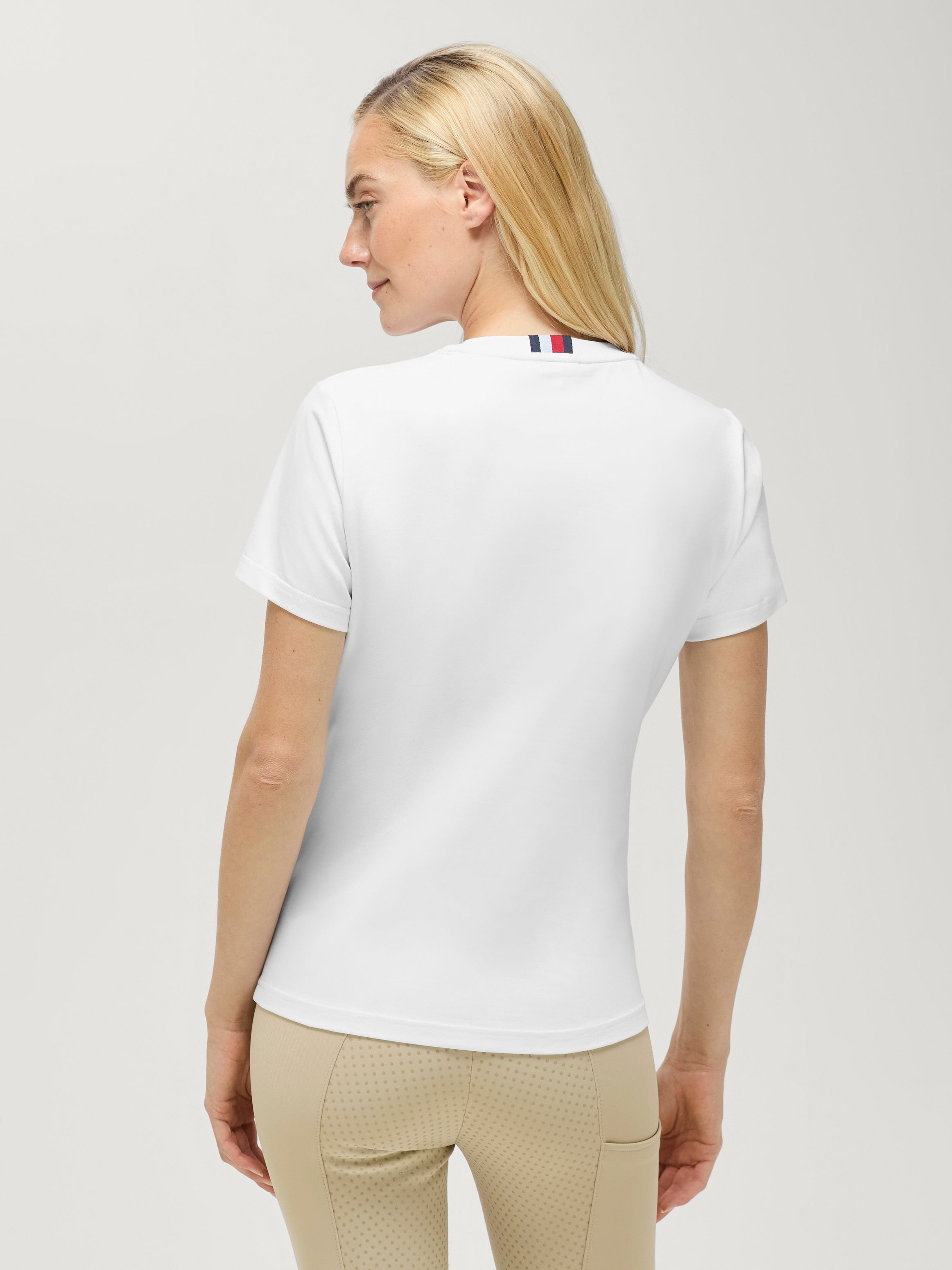 Tommy Hilfiger Equestrian Malibu Rhinestone T-Shirt OPTIC WHITE