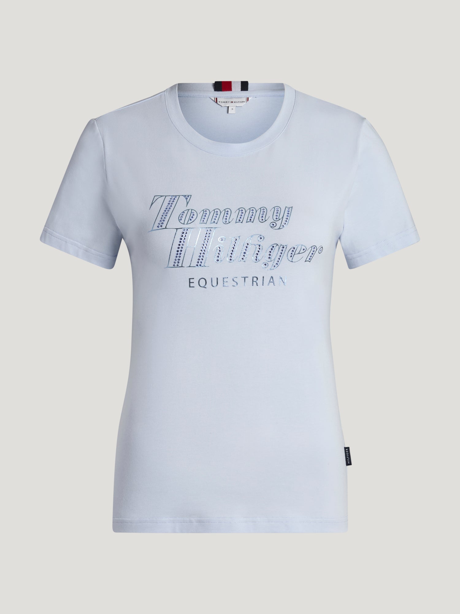 Tommy Hilfiger Equestrian Malibu Rhinestone T-Shirt SWEET BLUE
