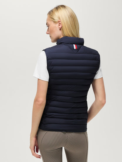 Tommy Hilfiger Equestrian Serano Quilted Vest DESERT SKY